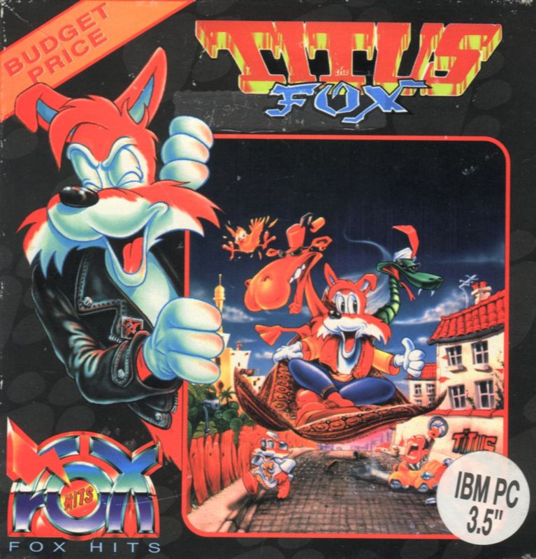 Front Cover for Titus the Fox: To Marrakech and Back (DOS) (Budget release)