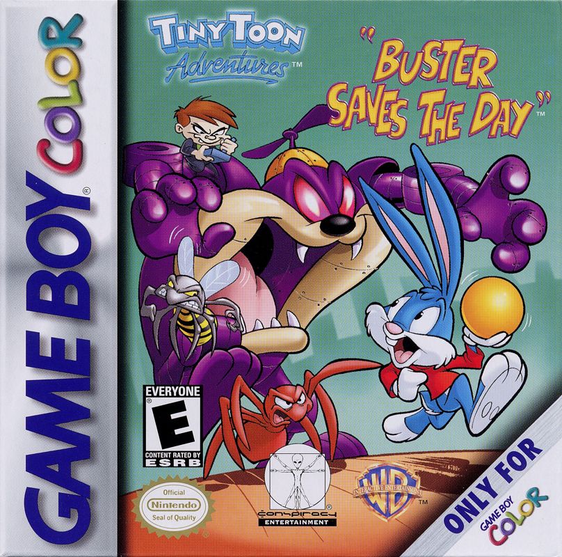 Front Cover for Tiny Toon Adventures: Buster Saves the Day (Game Boy Color)