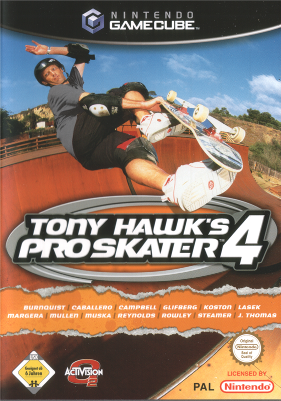 Front Cover for Tony Hawk's Pro Skater 4 (GameCube)