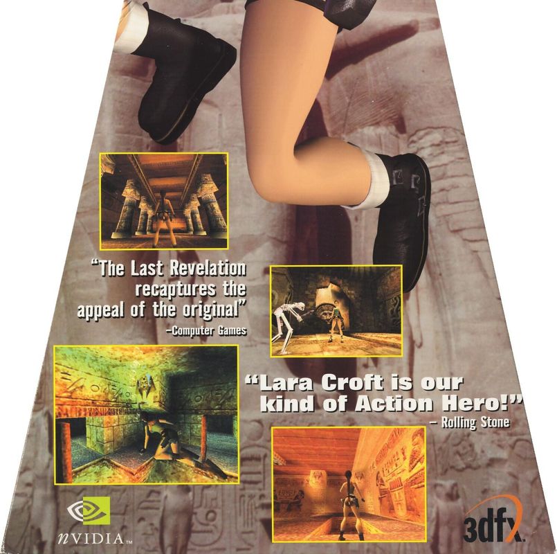 Inside Cover for Tomb Raider: The Last Revelation (Windows): Lower Flap