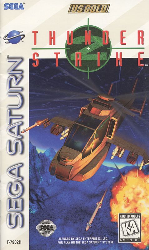 Front Cover for Thunderstrike 2 (SEGA Saturn)