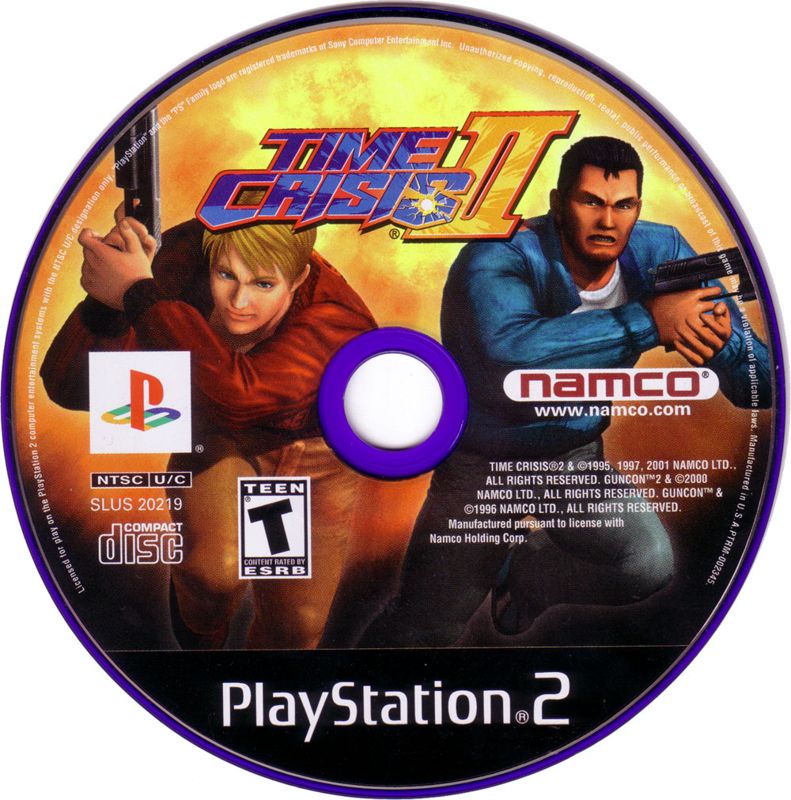 Media for Time Crisis II (PlayStation 2)