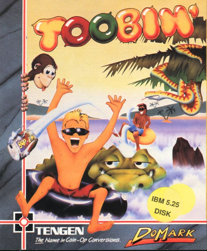 Front Cover for Toobin' (DOS)