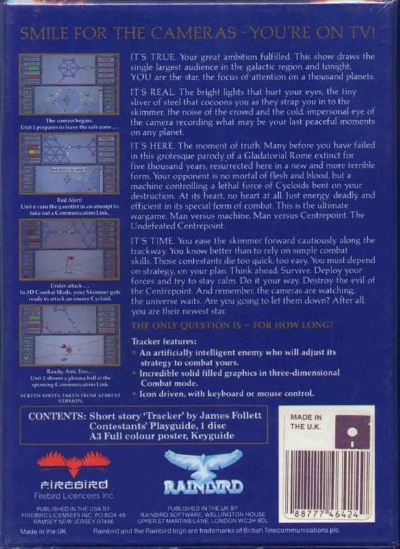 Back Cover for Tracker (DOS)