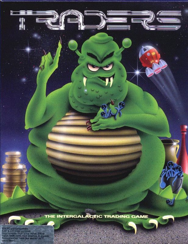 Front Cover for Traders: The Intergalactic Trading Game (DOS)