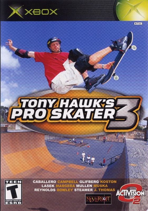 Front Cover for Tony Hawk's Pro Skater 3 (Xbox)