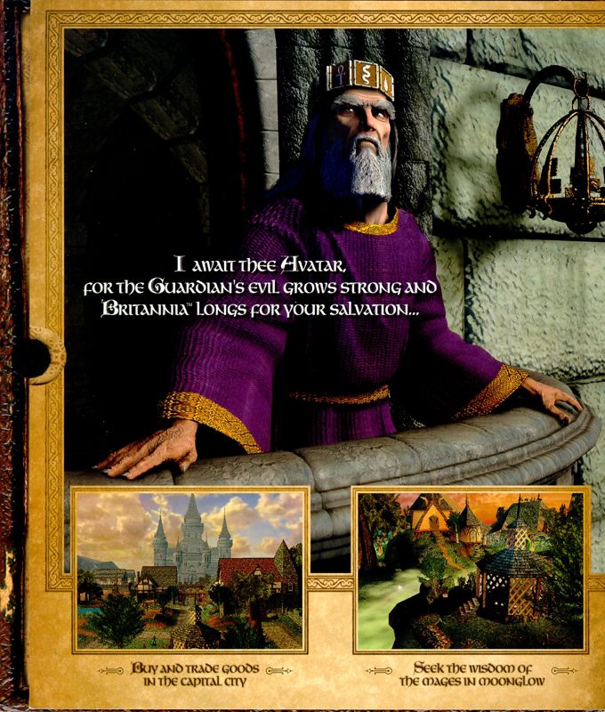 Inside Cover for Ultima IX: Ascension (Windows): Flap Page Three