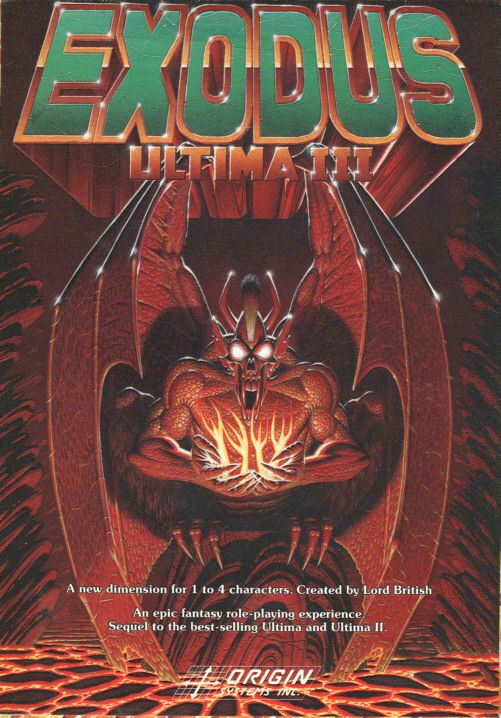 Front Cover for Exodus: Ultima III (DOS)
