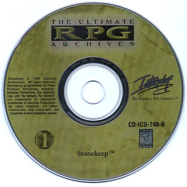 Media for The Ultimate RPG Archives (DOS and Windows): Disc 1/5