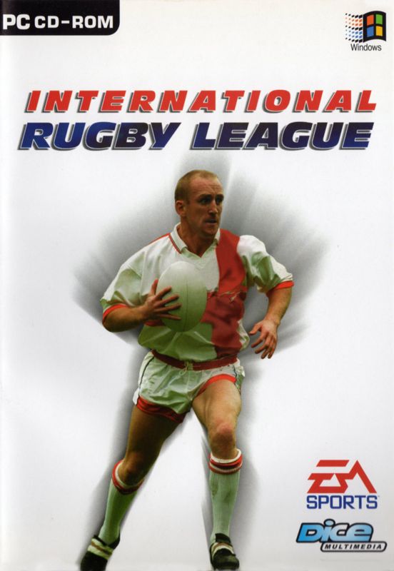 Front Cover for International Rugby League (DOS and Windows) (Dice Multimedia release)