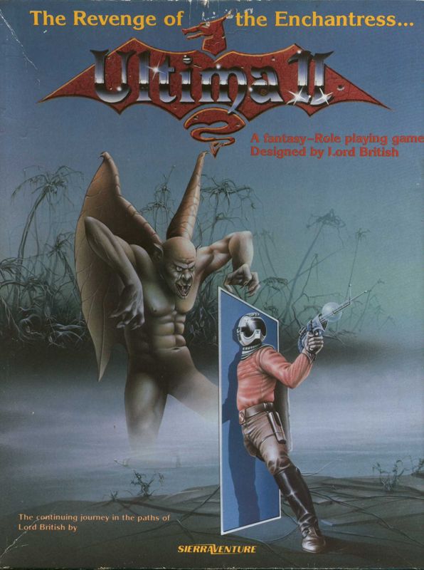 Front Cover for Ultima II: The Revenge of the Enchantress... (DOS)