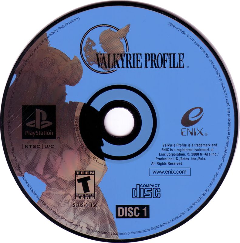 Media for Valkyrie Profile (PlayStation): Disc 1