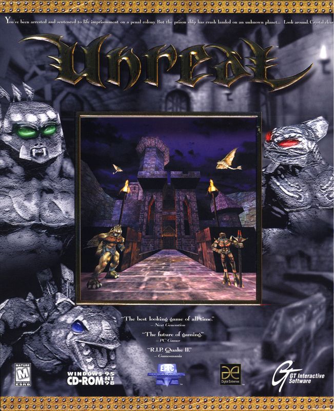 Front Cover for Unreal (Windows)