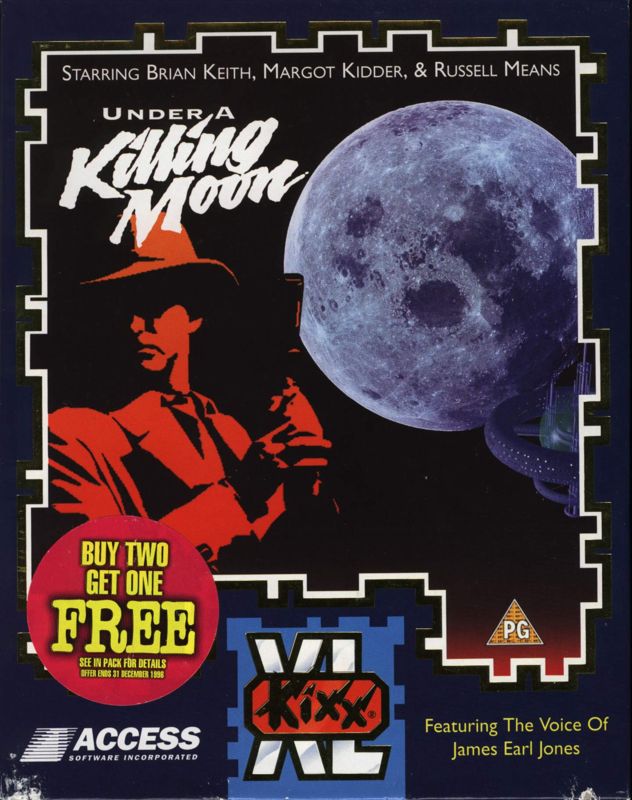 Front Cover for Under a Killing Moon (DOS) (XL Kixx Release)