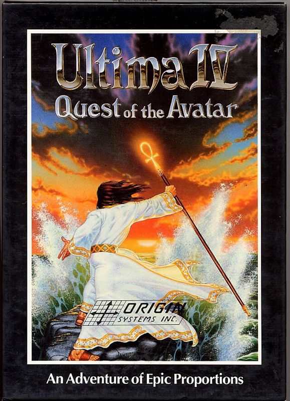 Front Cover for Ultima IV: Quest of the Avatar (DOS)