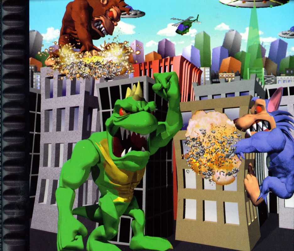 Inside Cover for Rampage World Tour (PlayStation): Right Side