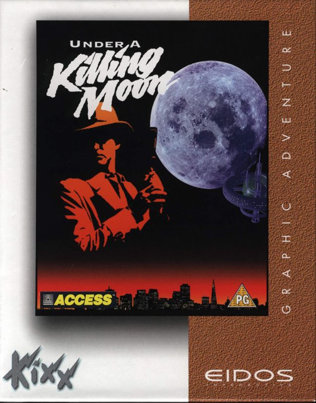 Front Cover for Under a Killing Moon (DOS) (Kixx release)