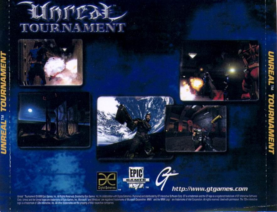 Other for Unreal Tournament (Windows): Jewel Case - Back