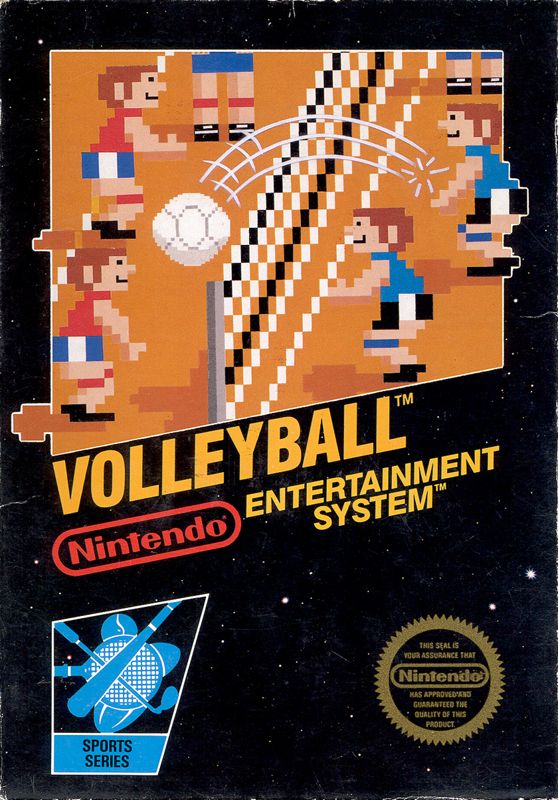 Front Cover for Volleyball (NES)
