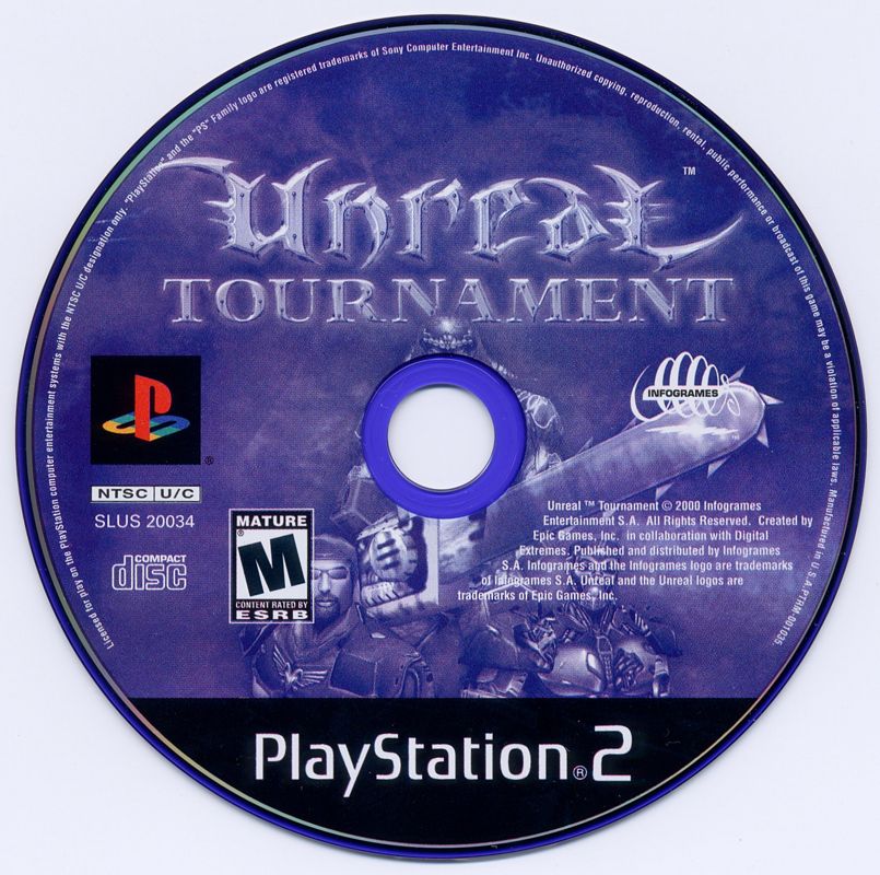 Media for Unreal Tournament (PlayStation 2)