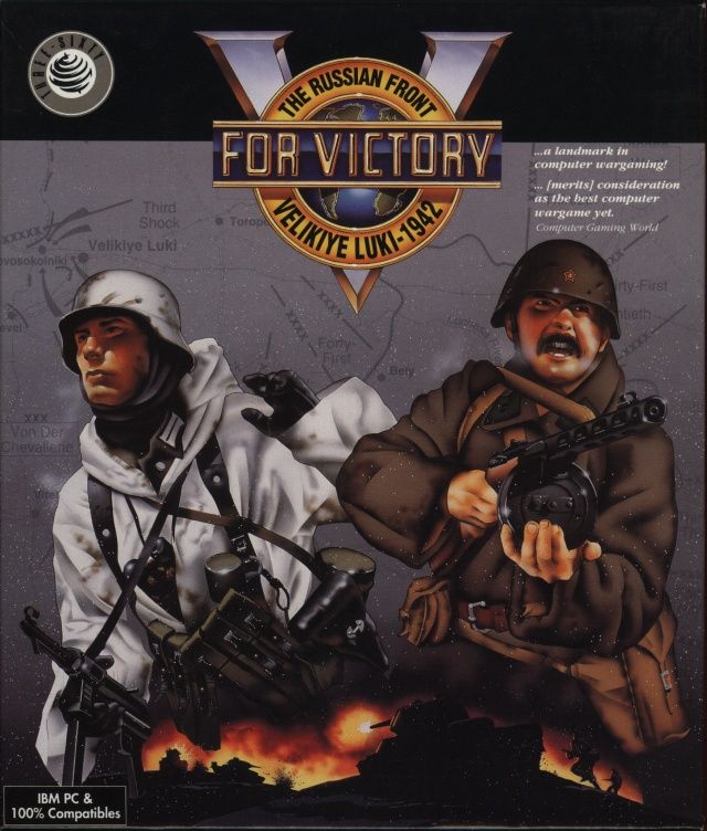 Front Cover for V for Victory: Velikiye Luki (DOS) (3.5" Disk Version)