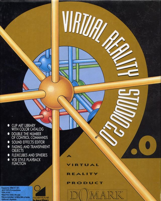 Front Cover for Virtual Reality Studio 2.0 (DOS)