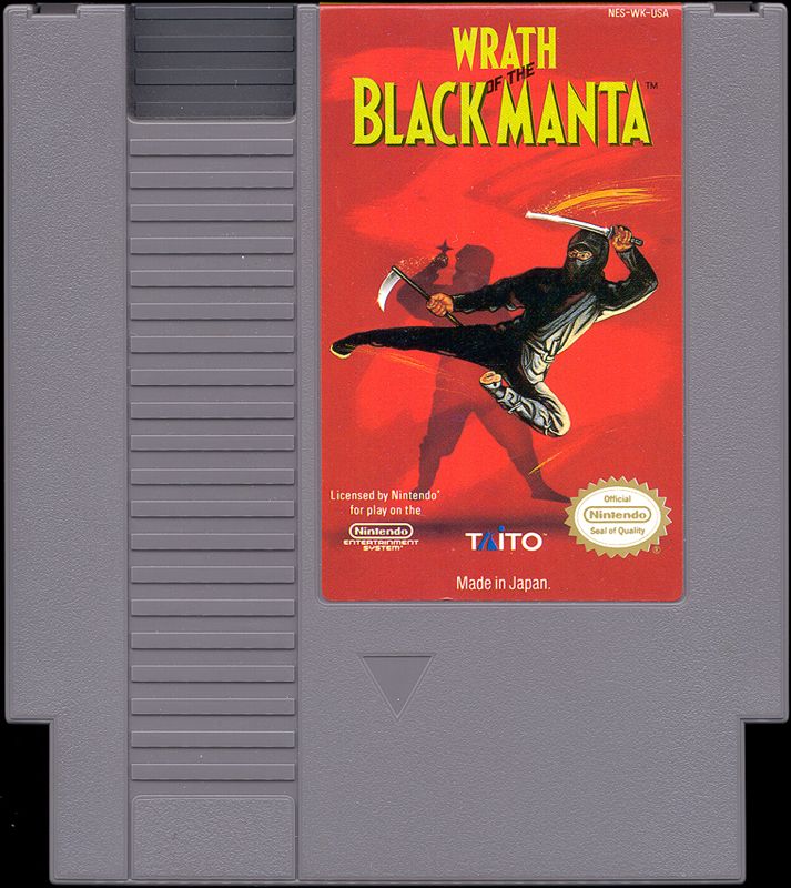 Media for Wrath of the Black Manta (NES): Cartridge