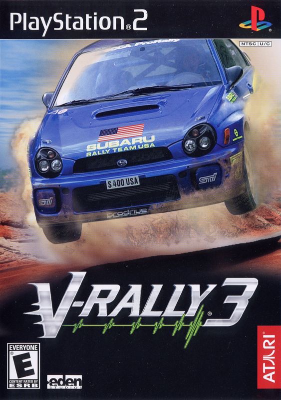 Front Cover for V-Rally 3 (PlayStation 2)