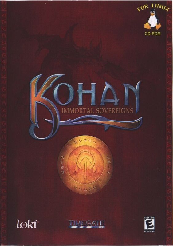 Front Cover for Kohan: Immortal Sovereigns (Linux)