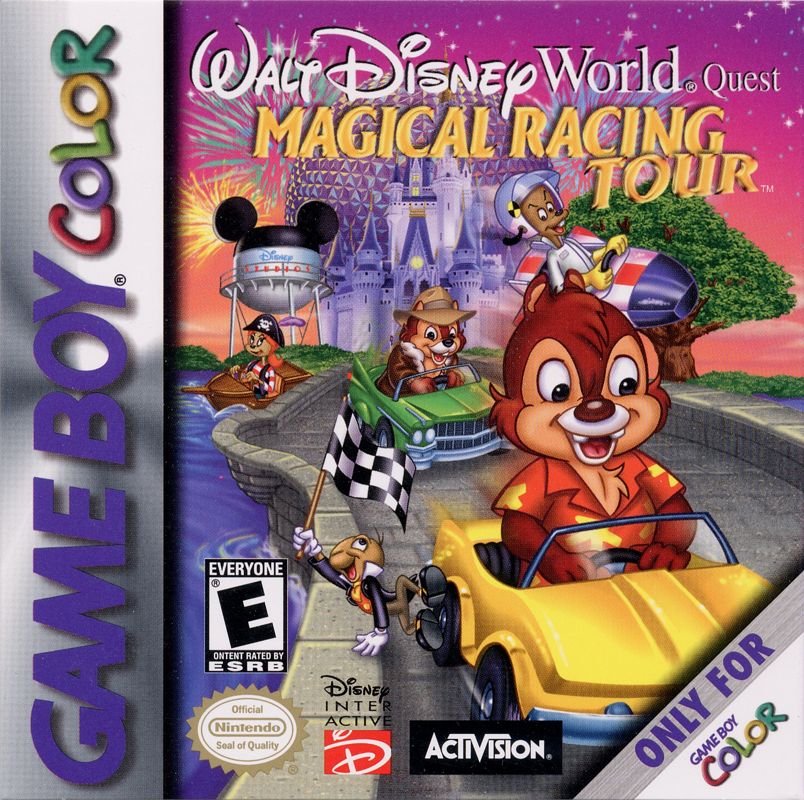 Front Cover for Walt Disney World Quest: Magical Racing Tour (Game Boy Color)