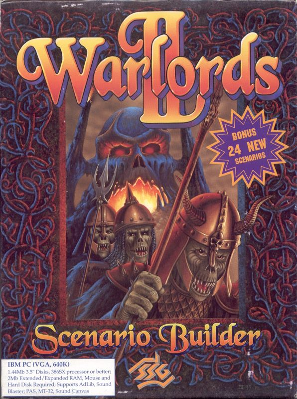 Front Cover for Warlords II Scenario Builder (DOS)