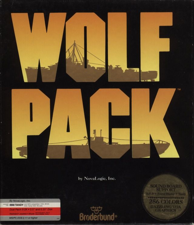 Front Cover for Wolf Pack (DOS)