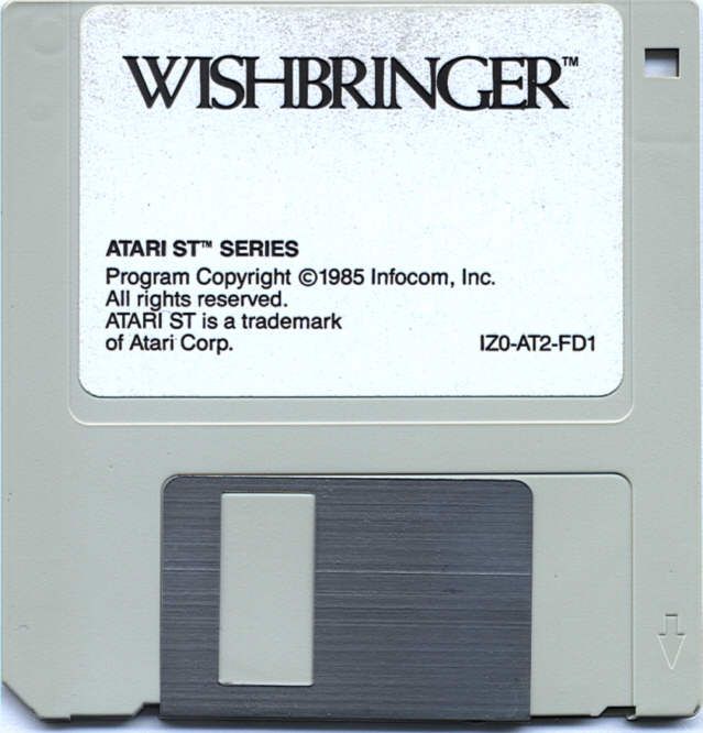 Media for Wishbringer (Atari ST): 3.5 Game Disk