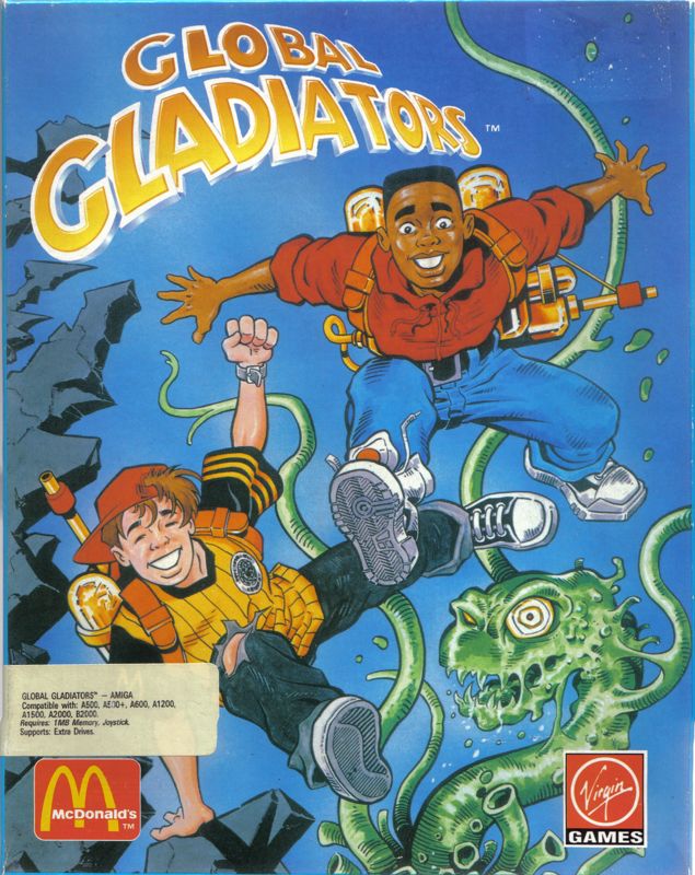 Front Cover for Mick & Mack as the Global Gladiators (Amiga)