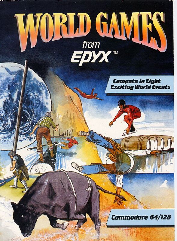 Front Cover for World Games (Commodore 64) (U.S.Gold Release in plastic folder)