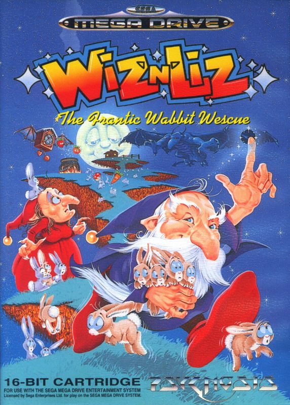 Front Cover for Wiz 'n' Liz (Genesis)