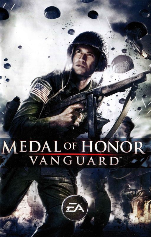 Manual for Medal of Honor: Vanguard (PlayStation 2) (Platinum release): Front