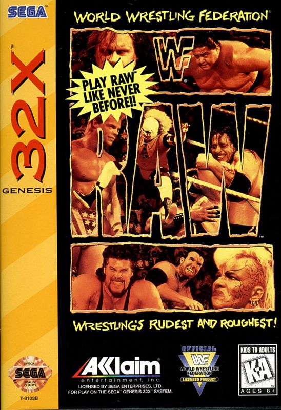Front Cover for WWF Raw (SEGA 32X)