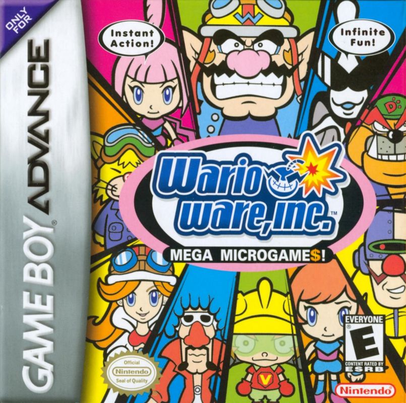 Front Cover for WarioWare, Inc.: Mega Microgame$! (Game Boy Advance)