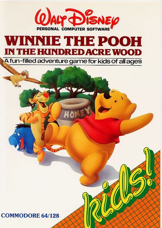 Front Cover for Winnie the Pooh in the Hundred Acre Wood (Commodore 64)