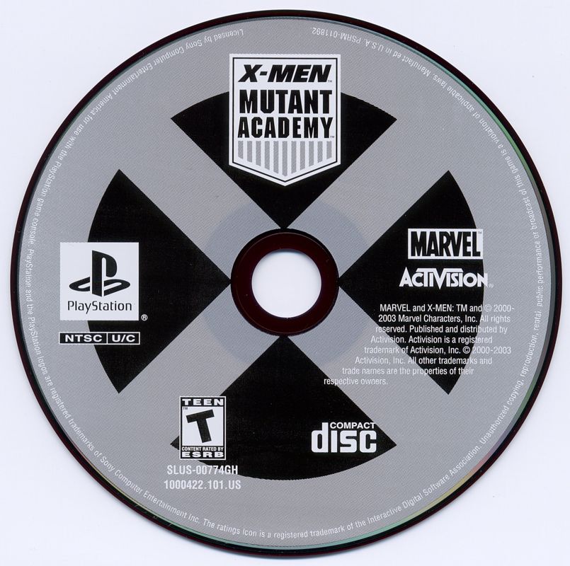 Media for X-Men: Mutant Academy (PlayStation) (Greatest Hits Release)