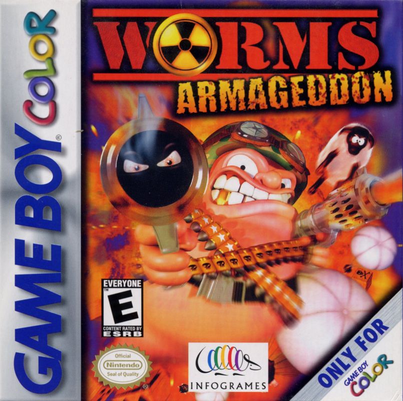 Front Cover for Worms: Armageddon (Game Boy Color)