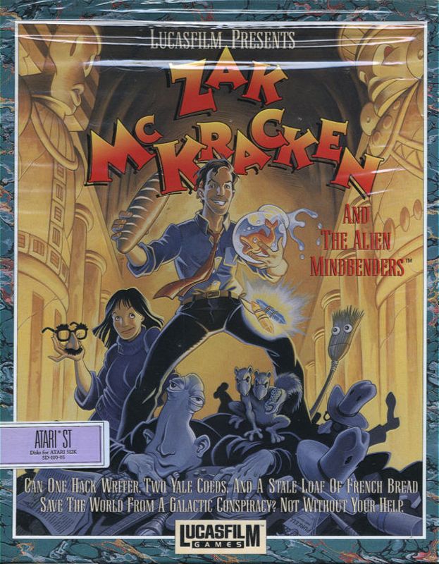 Front Cover for Zak McKracken and the Alien Mindbenders (Atari ST)