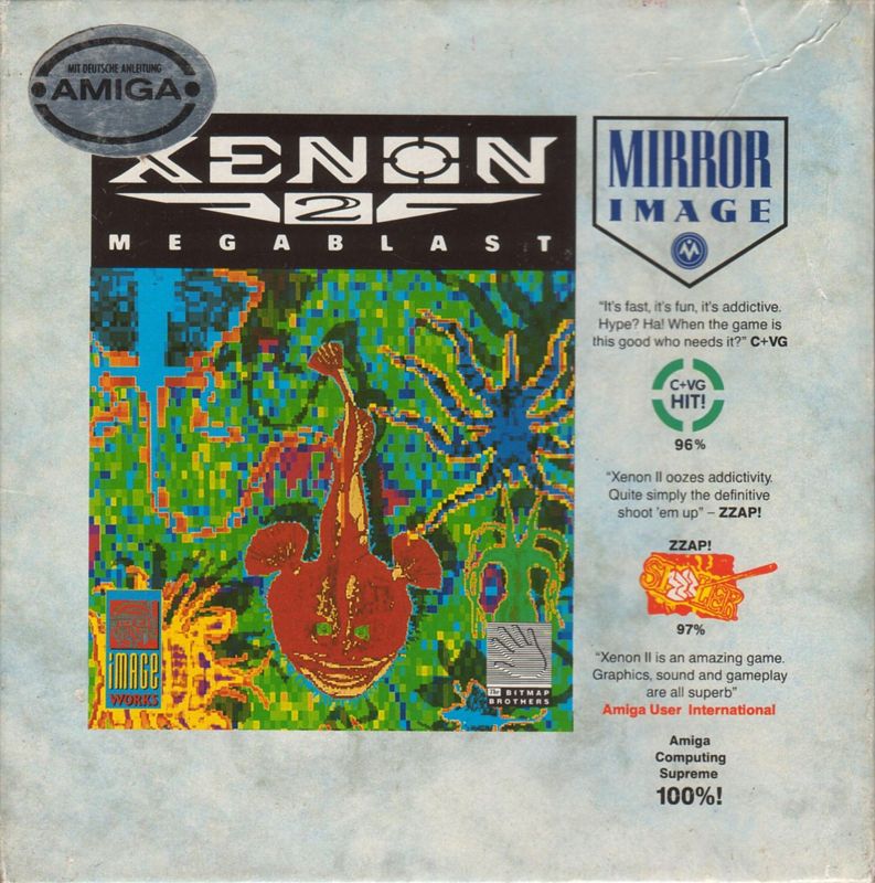 Front Cover for Xenon 2: Megablast (Amiga) (European Budget Re-release)