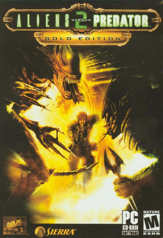 Front Cover for Aliens Versus Predator 2: Gold Edition (Windows)