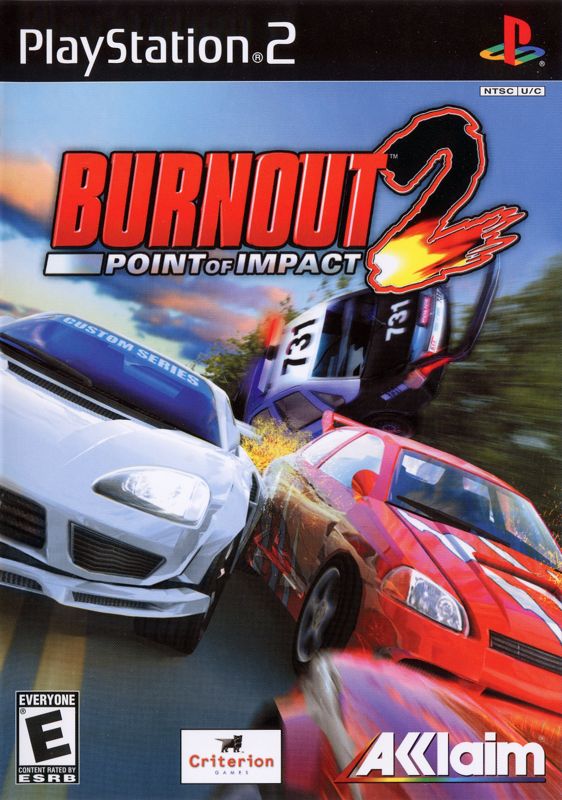 Front Cover for Burnout 2: Point of Impact (PlayStation 2)