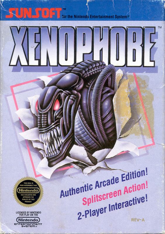 Front Cover for Xenophobe (NES)