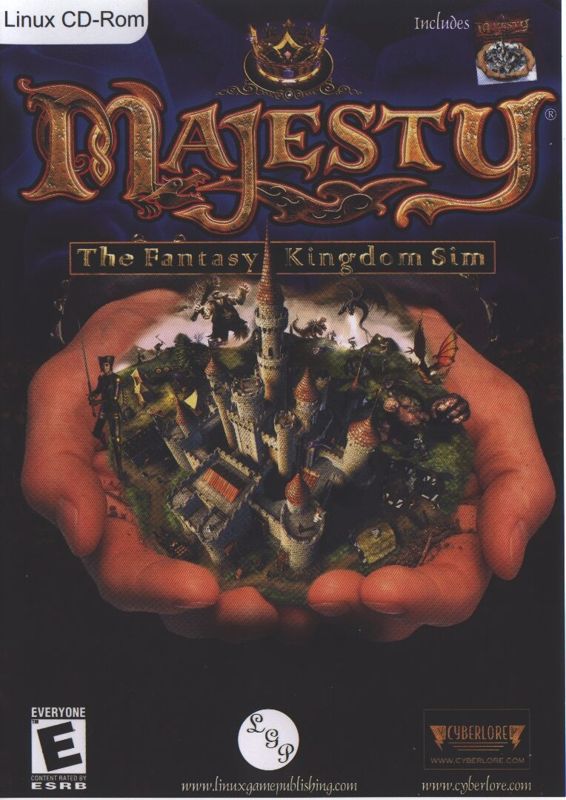 Front Cover for Majesty: The Fantasy Kingdom Sim - Gold Edition (Linux)