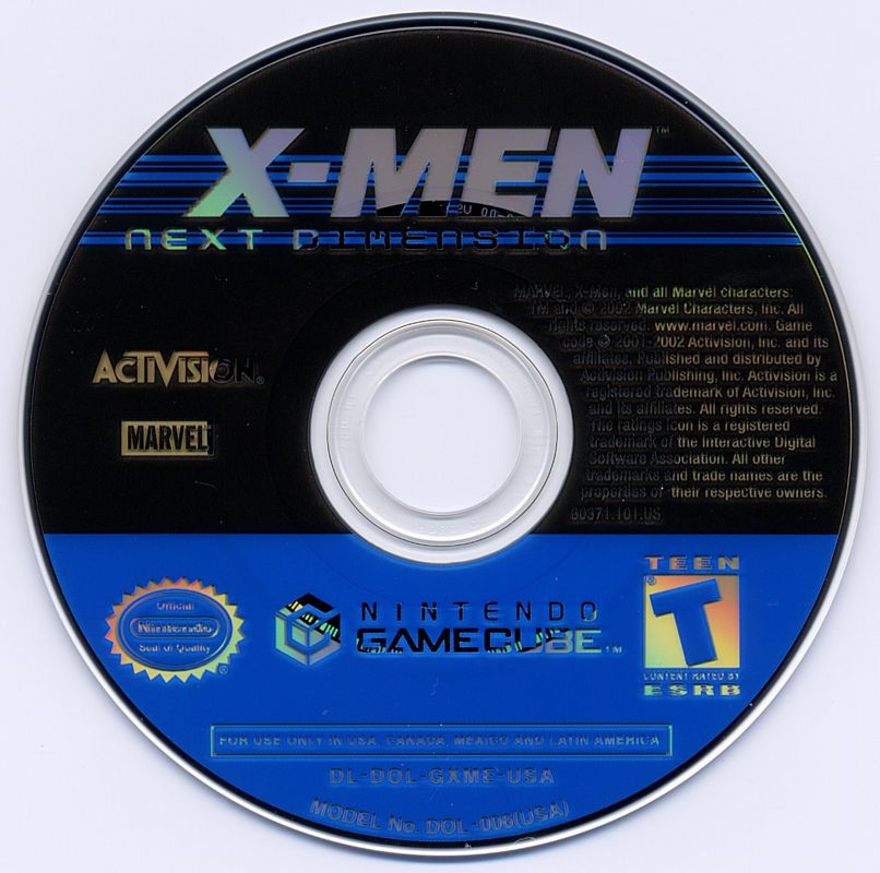 XMen Next Dimension cover or packaging material MobyGames
