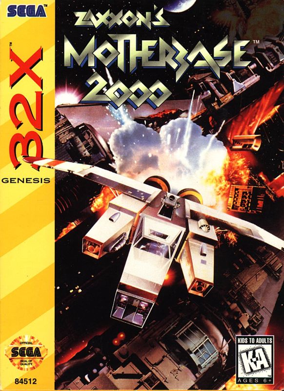 Front Cover for Zaxxon's Motherbase 2000 (SEGA 32X)